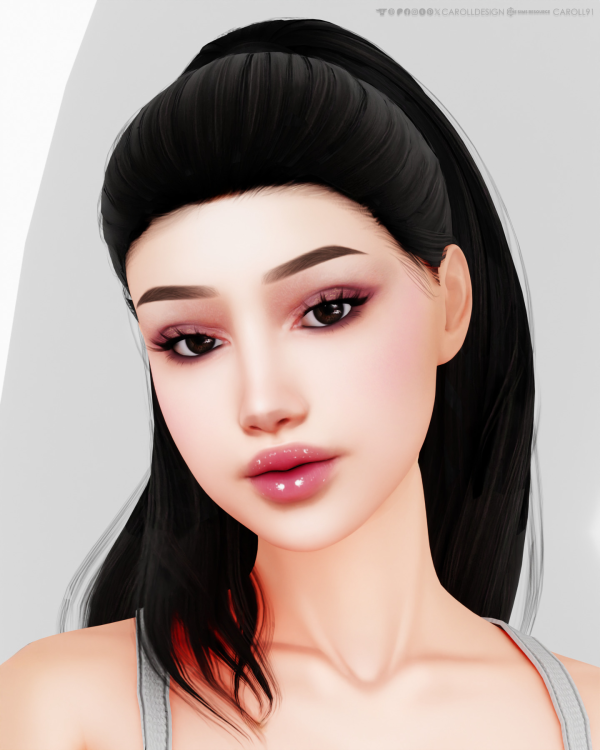 Alpha Nose Preset 54 HQ Brows 71 HQ by simsfinds - The Sims 4 Custom Content