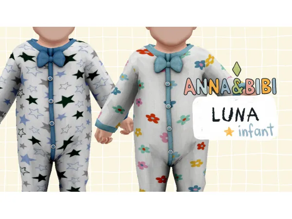 Mix Luna Infant AnnaBibi by simsfinds - The Sims 4 Custom Content