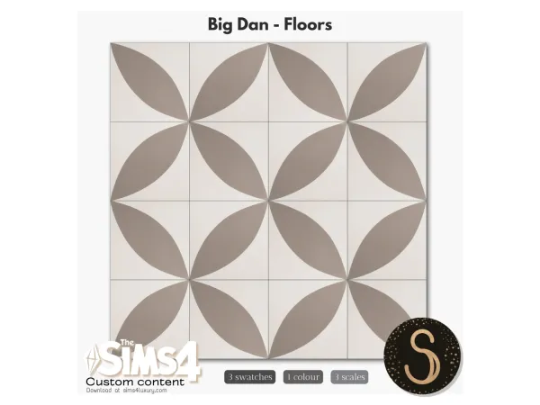 Mix Sims4Luxury Big Dan Floors - The Sims 4 Custom Content