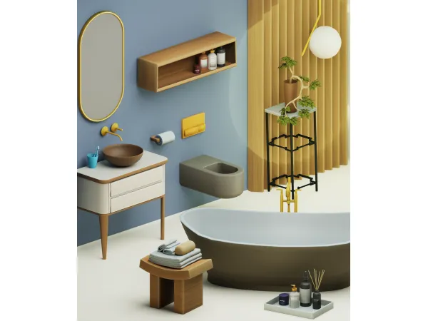 Maxis Match Quiet Quarters by SnootySims - The Sims 4 Custom Content