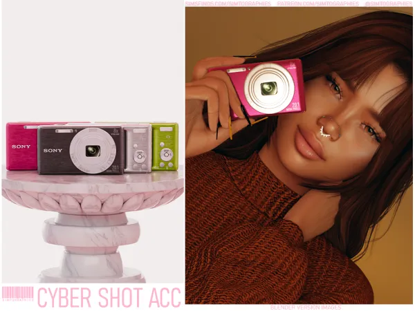Alpha Cyber Shot Acc - The Sims 4 Custom Content