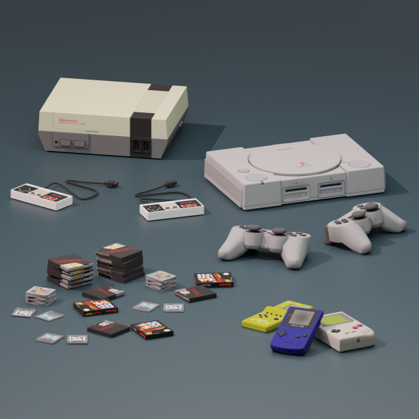 Maxis Match Retro Gaming Set by simsfinds - The Sims 4 Custom Content