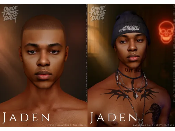 Alpha Jaden SKIN tray files - The Sims 4 Custom Content