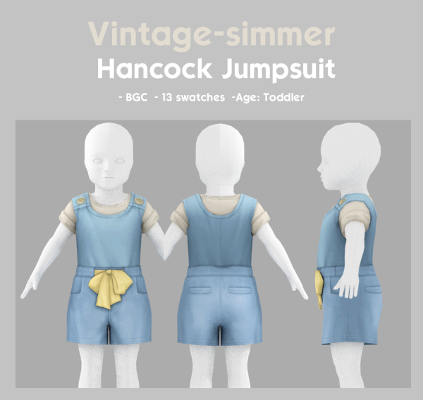 Maxis Match Hancock Jumpsuit Uta Shirt simmer by simsfinds - The Sims 4 Custom Content