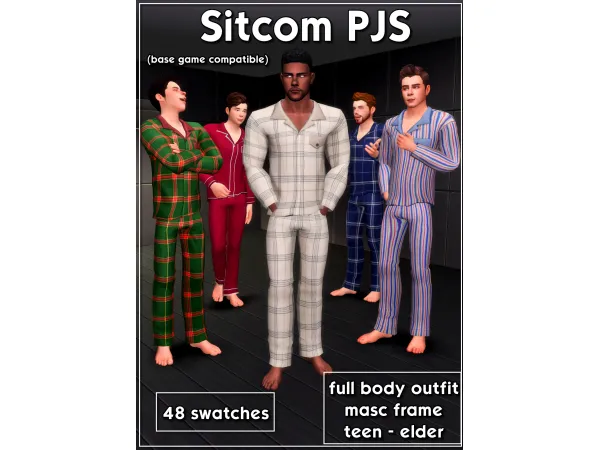 Sitcom Pjs by creamlattedream