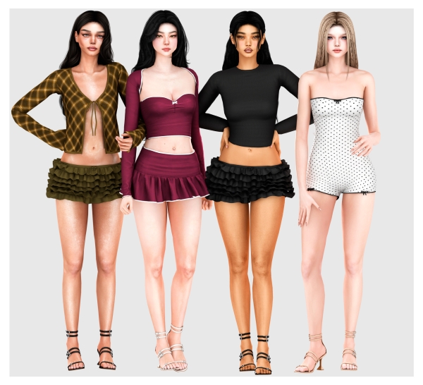 Alpha Summer Temptation Set by unknown66irl - The Sims 4 Custom Content