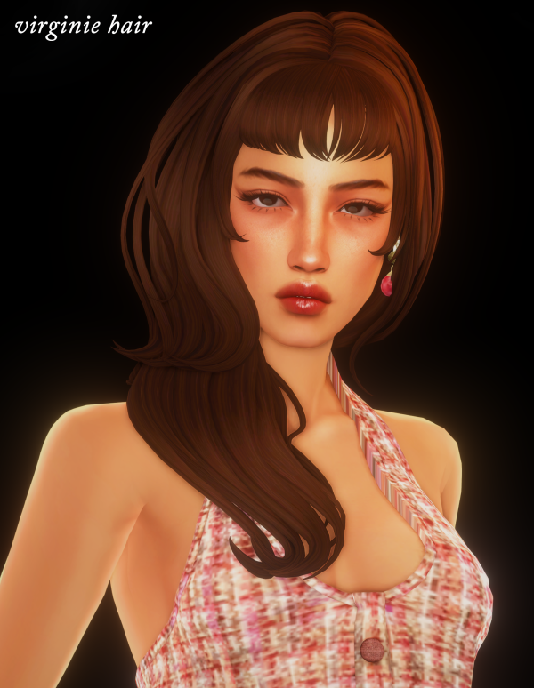 Maxis Match virginie hair by simsfinds - The Sims 4 Custom Content