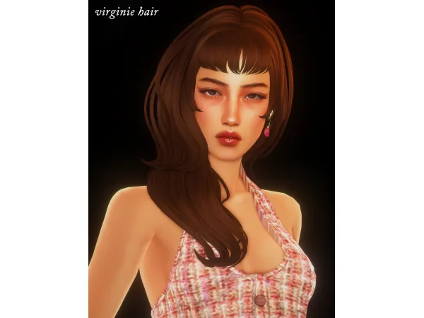 Maxis Match virginie hair by sooicidoll - The Sims 4 Custom Content