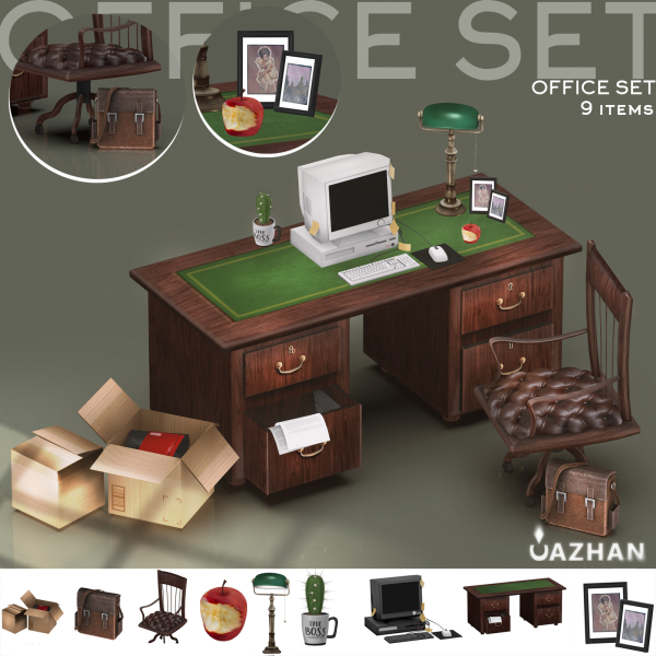 Alpha [OFFICE] by simsfinds - The Sims 4 Custom Content