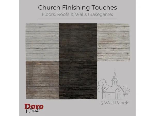 Church Finishing Touches u2013 Floors, Roofs & Walls by DoroCash
