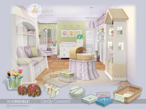 Mix Candy Covered Nursery - The Sims 4 Custom Content