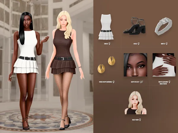 Maxis Match Bonnie Lookbook by modcollective - The Sims 4 Custom Content