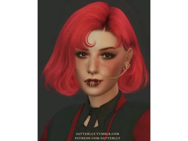 Mix Chain piercing 1 by satterlly - The Sims 4 Custom Content