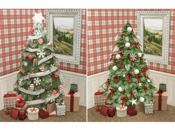 Maxis Match my favorite christmas trees by simsfinds - The Sims 4 Custom Content