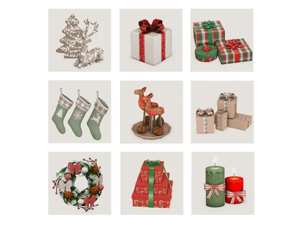 Maxis Match christmas decor recs pt 2 by boujeesimss - The Sims 4 Custom Content