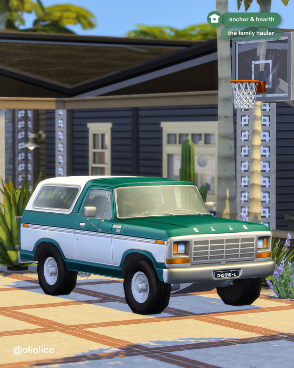 Maxis Match Anchor Hearth the Family Hauler by simsfinds - The Sims 4 Custom Content