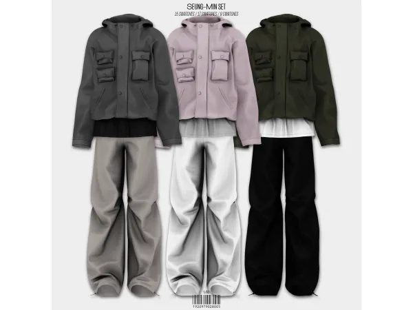 Alpha Seung Min Set by mirosims2020 - The Sims 4 Custom Content