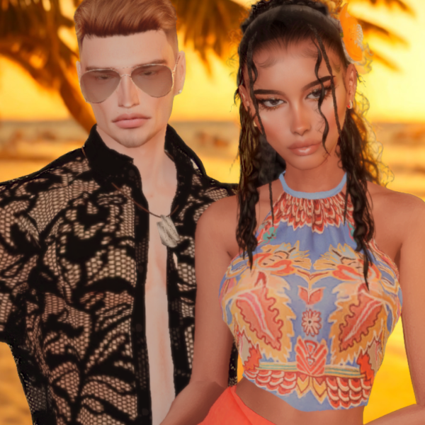 Mix Aiden & Kaiya - The Sims 4 custom content