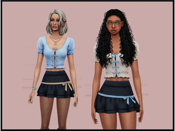 Maxis Match Sweet Allure Outfit by EPaynesMaxisMatchCC - The Sims 4 Custom Content