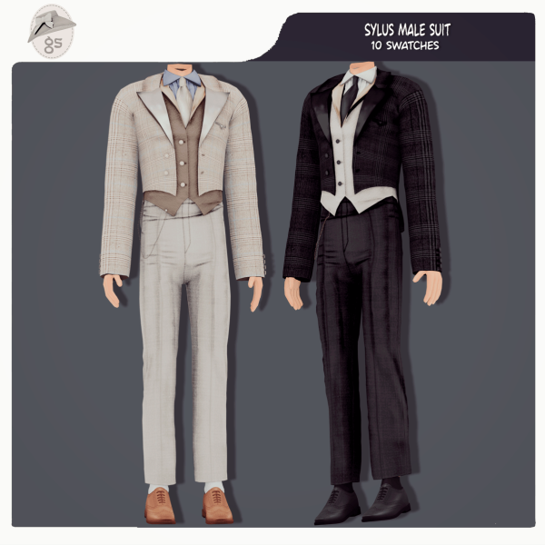 Maxis Match Sylus Male Suit by simsfinds - The Sims 4 Custom Content
