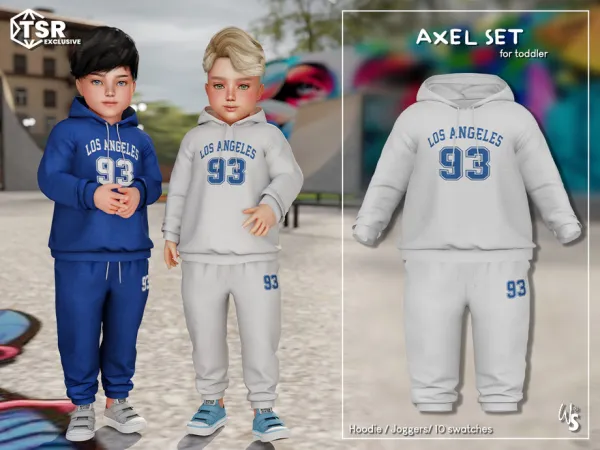 Alpha Axel Clothing Set for toddlers by wisteriasims - The Sims 4 Custom Content