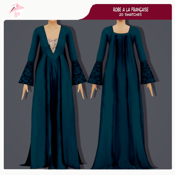Maxis Match Robe a la Française by simsfinds - The Sims 4 Custom Content