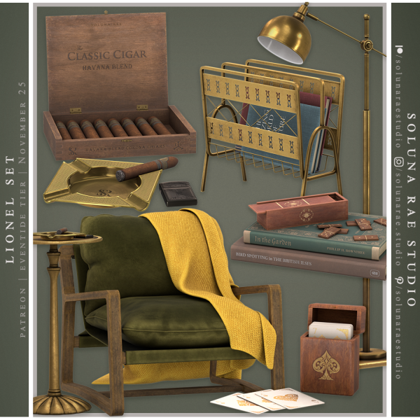 Alpha SolunaRae Lionel Set by solunarae - The Sims 4 Custom Content