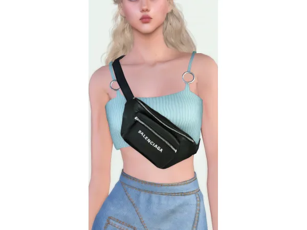 Grafity Laure Top With Fanny Pack 4t3 rolls by rollo - The Sims 3 Custom Content