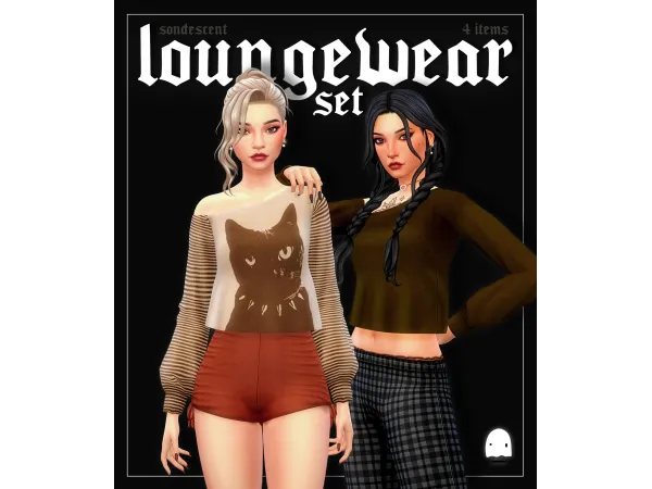 Maxis Match loungewear by sondescent - The Sims 4 Custom Content
