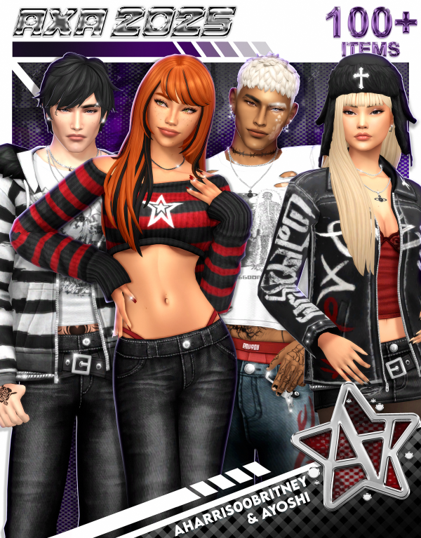 Maxis Match AxA 2025 by simsfinds - The Sims 4 Custom Content