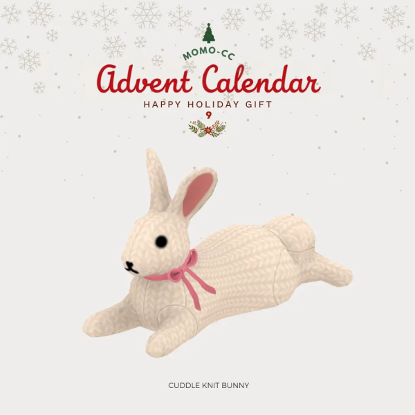 Maxis Match CUDDLE KNIT BUNNY by simsfinds - The Sims 4 Custom Content