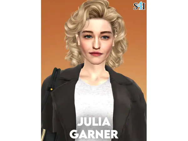 Alpha Sims 4 CAS Julia Garner - The Sims 4 Custom Content