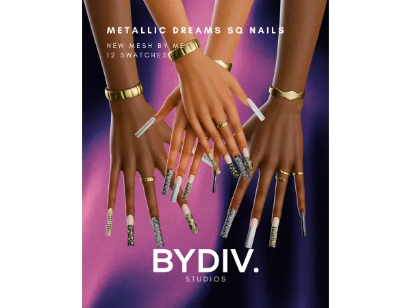 METALLIC DREAMS NAILS by bydiv