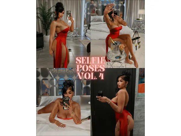 Selfie Poses Vol. 4 by afrosimtric