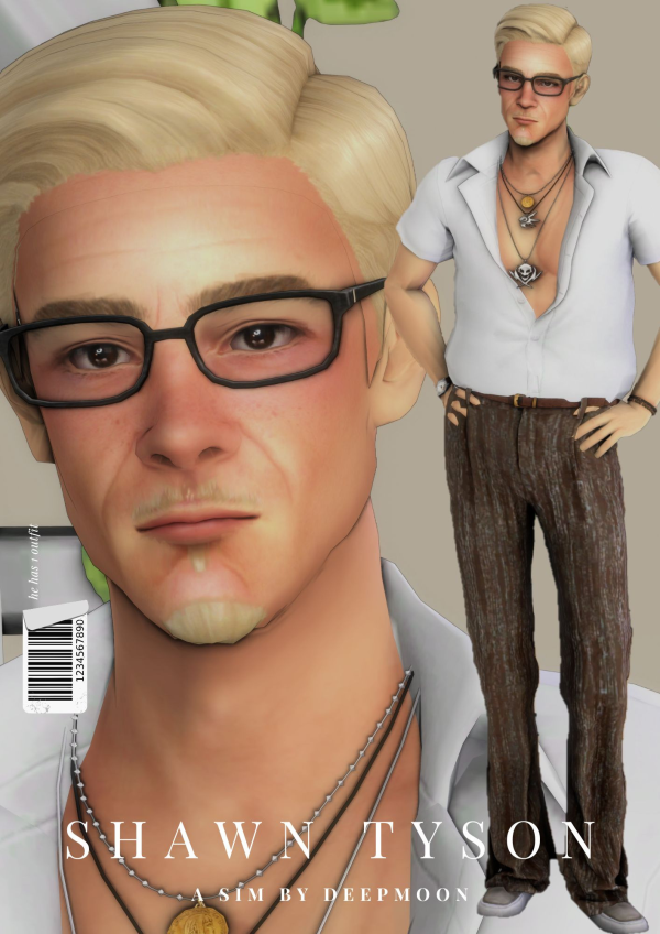 Alpha Shawn Tyson by simsfinds - The Sims 4 Custom Content