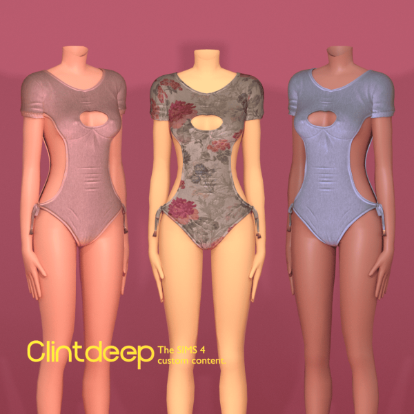 Mix Clintdeep Arabella Bodysuit by clintdeep - The Sims 4 Custom Content
