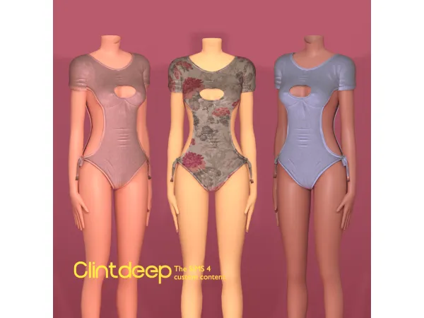 Mix Clintdeep Arabella Bodysuit - The Sims 4 Custom Content