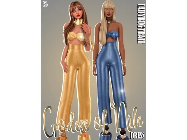 Maxis Match Godess of Nile dress download - The Sims 4 Custom Content