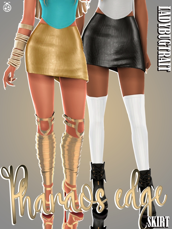 Maxis Match Pharao's edge skirt download by ladybugtrait - The Sims 4 Custom Content