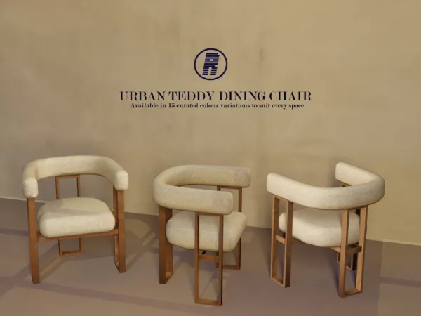 Mix Urban Teddy Dining Chair by rea247 - The Sims 4 Custom Content
