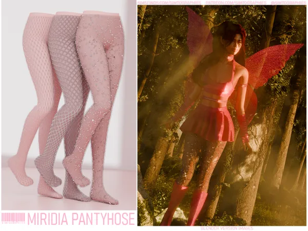 Alpha Miridia Pantyhose by simtographies - The Sims 4 Custom Content