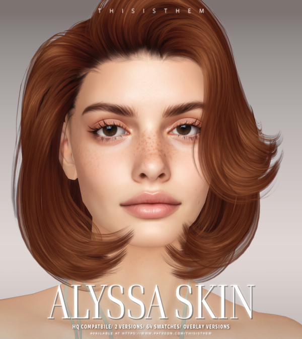 Alpha Alyssa Skin Sim by simsfinds - The Sims 4 Custom Content