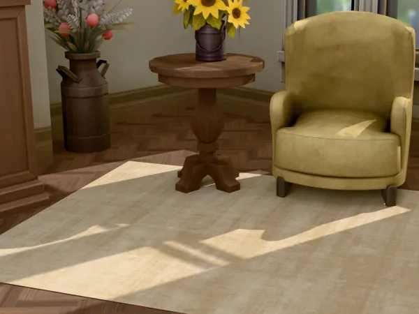 Maxis Match Velvet Soft Rugs Set - The Sims 4 Custom Content