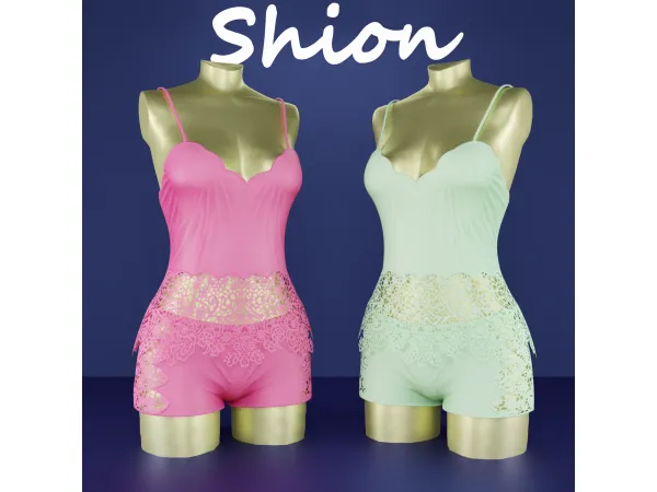 Alpha Shion Sofie SleepWear - The Sims 4 custom content