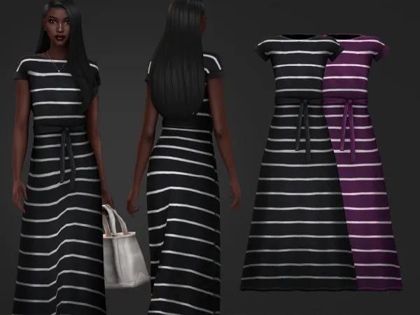 Maxis Match Krystin Set Dress - The Sims 4 Custom Content