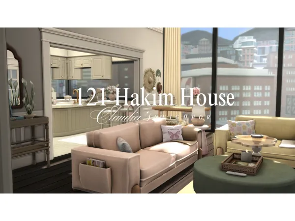 Maxis Match Claudia's Neighbor 121 Hakim House Apartment Reno by SimCityIvan - The Sims 4 Custom Content