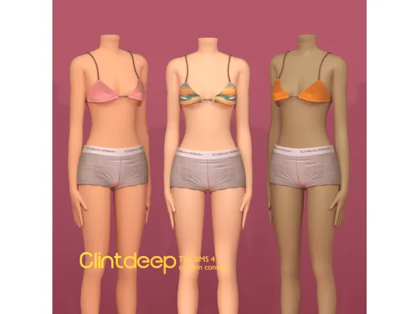 Mix Clintdeep Caisy Outfit - The Sims 4 Custom Content