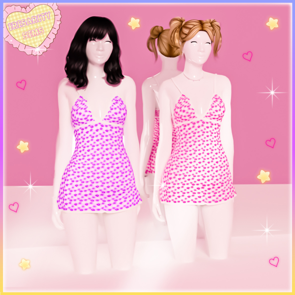 Maxis Match Bambi Dress by irisaritysims - The Sims 4 Custom Content