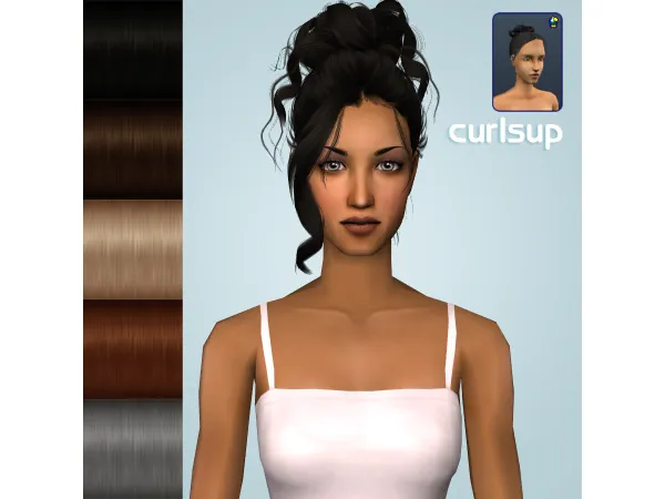 Default Replacement for CurlsUp by asimtypical - The Sims 2 Custom Content