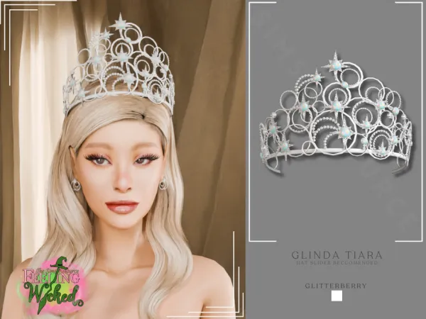 Alpha Glinda Crown by thesimsresource - The Sims 4 Custom Content